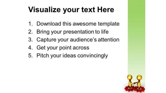 Make A Good Relation With Clients PowerPoint Templates Ppt Backgrounds For Slides 0613