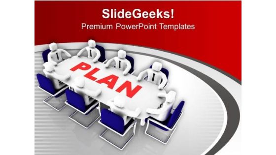 Make A Plan For Business PowerPoint Templates Ppt Backgrounds For Slides 0513