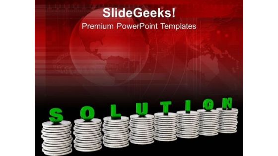 Make A Solution For Money Growth PowerPoint Templates Ppt Backgrounds For Slides 0713