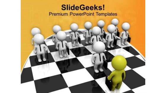 Make A Strategy For Team PowerPoint Templates Ppt Backgrounds For Slides 0713