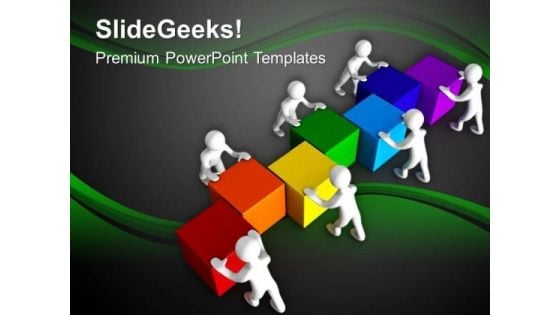 Make A Team Effort To Fix The Problem PowerPoint Templates Ppt Backgrounds For Slides 0613