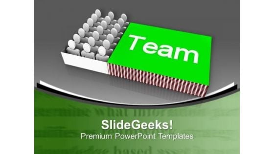 Make A Team For Marketing PowerPoint Templates Ppt Backgrounds For Slides 0713