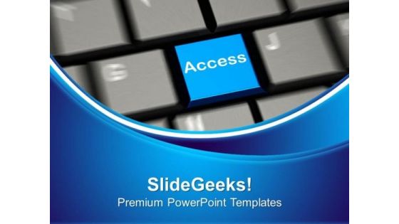 Make Access Difficult For Protection PowerPoint Templates Ppt Backgrounds For Slides 0513