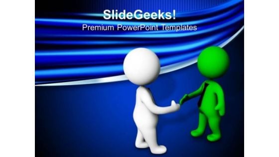 Make An Agreement With Your Clients PowerPoint Templates Ppt Backgrounds For Slides 0613