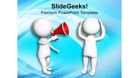 Make An Announcement For Business Rules PowerPoint Templates Ppt Backgrounds For Slides 0813