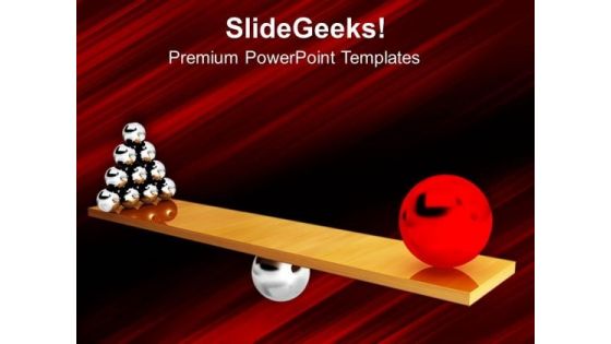 Make Balance Business Theme PowerPoint Templates Ppt Backgrounds For Slides 0413
