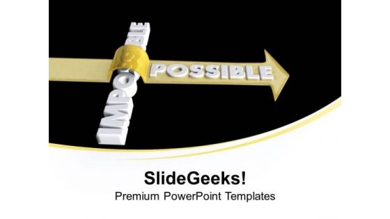 Make Everything Possible For You PowerPoint Templates Ppt Backgrounds For Slides 0413