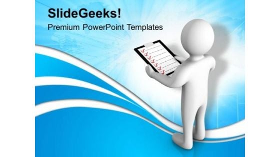 Make Fair Use Of Checklist PowerPoint Templates Ppt Backgrounds For Slides 0713