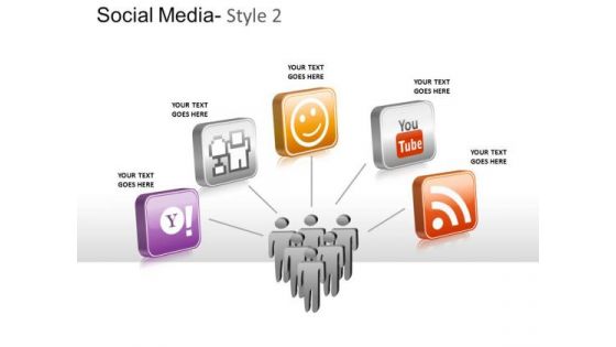 Make Friends Social Media PowerPoint Slides And Ppt Diagram Templates