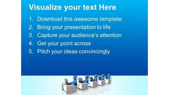 Make Global Communication Easy PowerPoint Templates Ppt Backgrounds For Slides 0713