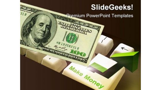 Make Money Dollar Finance PowerPoint Themes And PowerPoint Slides 0711