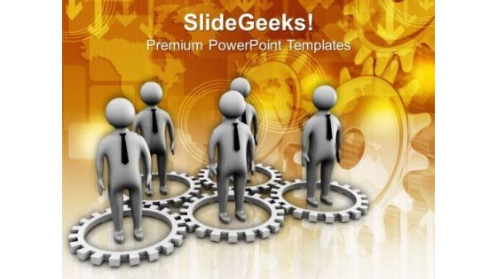 Make Your Circle Of Work PowerPoint Templates Ppt Backgrounds For Slides 0413