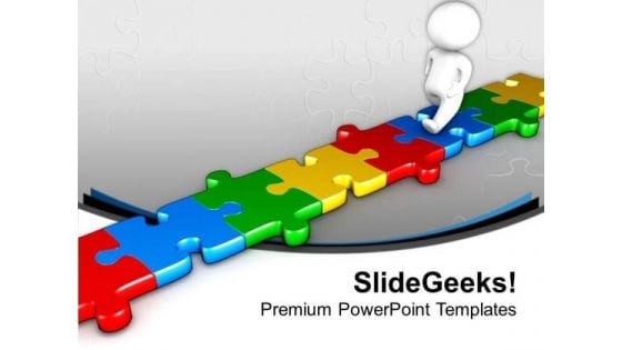 Make Your Own Path PowerPoint Templates Ppt Backgrounds For Slides 0413