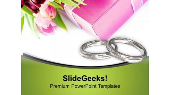 Make Your Wedding Special With Rings PowerPoint Templates Ppt Backgrounds For Slides 0513