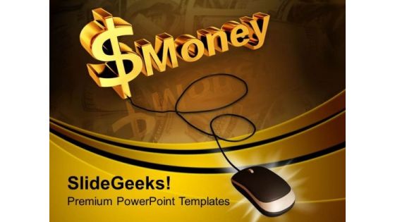 Making Of Dollar Online Technology PowerPoint Templates Ppt Backgrounds For Slides 0313