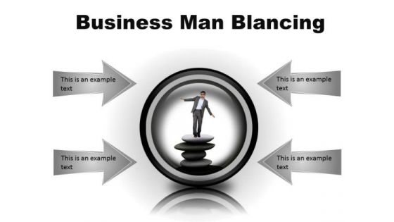 Man Balancing Business PowerPoint Presentation Slides Cc