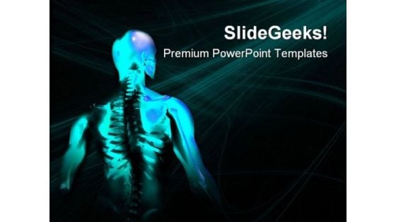 Man Bone Medical PowerPoint Templates And PowerPoint Backgrounds 0711