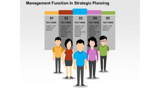 Management Function In Strategic Planning PowerPoint Template