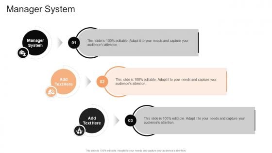 Manager System In Powerpoint And Google Slides Cpb