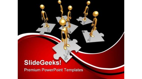 Manpower Puzzle Business PowerPoint Templates And PowerPoint Backgrounds 0711 Manpower Puzzle Business PowerPoint Templates And PowerPoint Backgrounds 0711