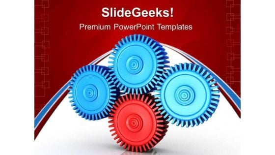 Manufacturing Gears Business PowerPoint Templates And PowerPoint Themes 0512