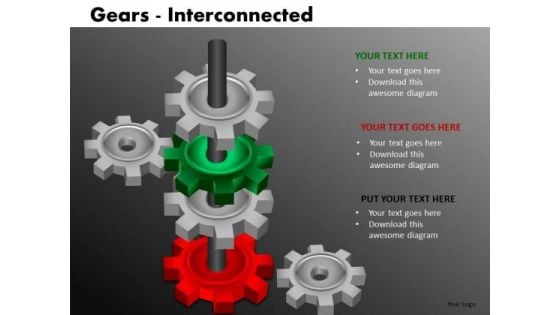Manufacturing Gears PowerPoint Templates