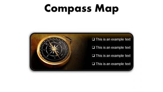 Map Compass Global PowerPoint Presentation Slides R