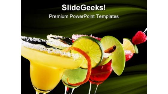 Margaritas Food PowerPoint Themes And PowerPoint Slides 0411