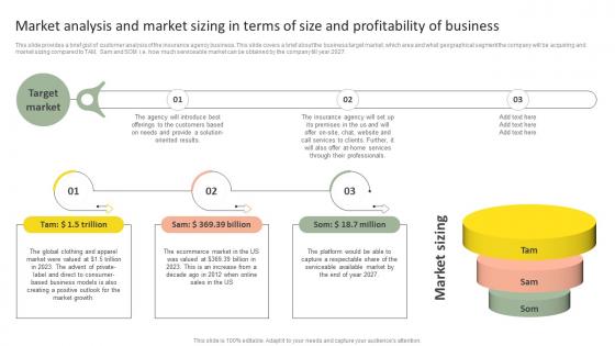 Market Analysis And Market Sizing Insurance Agency Startup Business Plan Goto Market Strategy Ideas Pdf