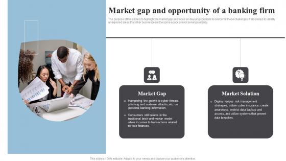 Market Gap And Opportunity Of A Banking Firm Banking Start Up B Plan Go To Market Strategy Slides Pdf