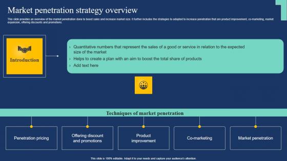 Market Penetration Strategy Overview Market Expansion Tactic Microsoft Pdf
