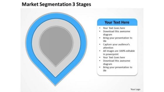 Market Segmentation 3 Stages Ppt Business Strategy PowerPoint Slides