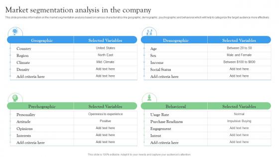 Market Segmentation Analysis In The Company Startup Investment Sources Elements Pdf Market Segmentation Analysis In The Company Startup Investment Sources Elements Pdf