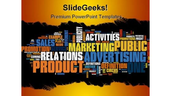 Marketing01 Business PowerPoint Backgrounds And Templates 1210