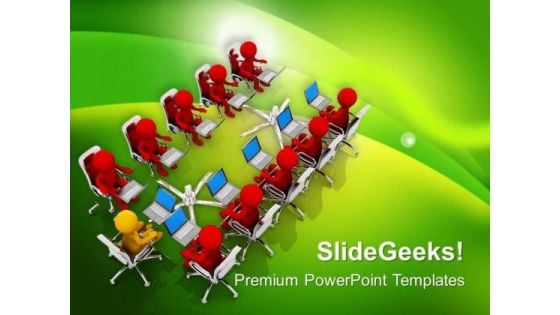 Marketing Business Meetings Theme PowerPoint Templates Ppt Backgrounds For Slides 0613