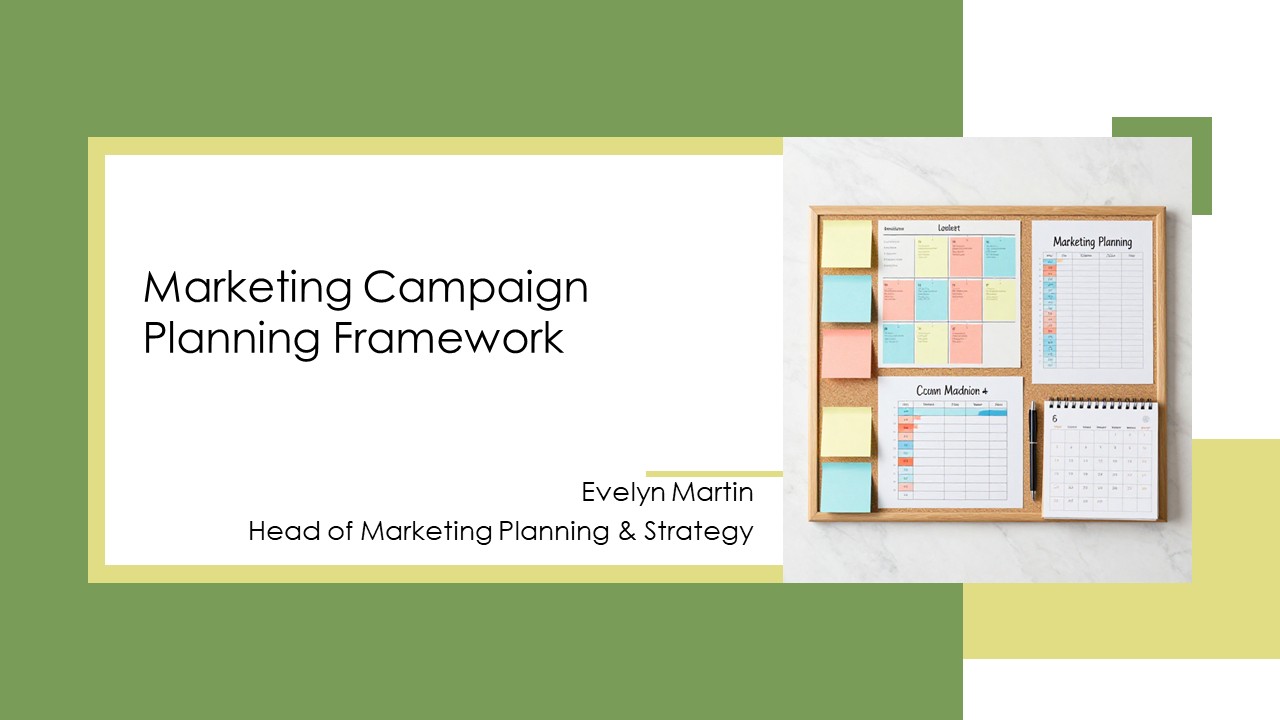 Marketing Campaign Planning Framework PPT Example VM