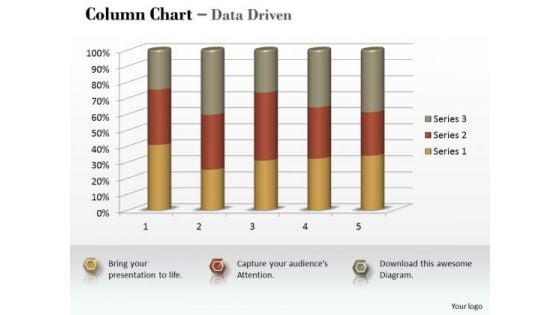 Marketing Data Analysis 3d Statistical Process Column Chart PowerPoint Templates