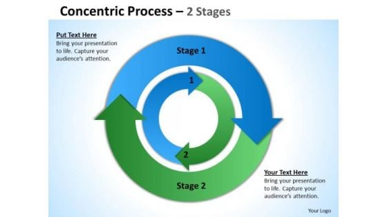 Marketing Diagram 2 Stages Concentric Circles Business Planning 1 Strategy Diagram