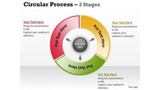 Marketing Diagram 3 Stages Business Process For Communication 5 Consulting Diagram