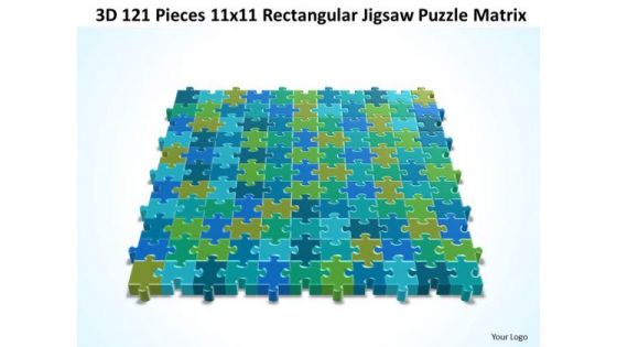 Marketing Diagram 3d 121 Pieces 11x11 Rectangular Jigsaw Puzzle Matrix Strategy Diagram