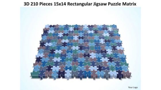 Marketing Diagram 3d 210 Pieces 15x14 Rectangular Jigsaw Puzzle Matrix Consulting Diagram