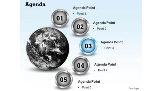 Marketing Diagram 5 Staged Business Agenda Display Sales Diagram