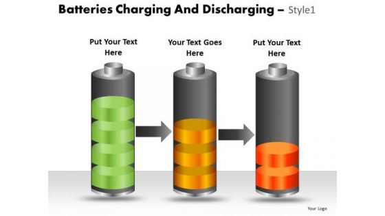 Marketing Diagram Batteries Charging And Discharging Style 1 Consulting Diagram