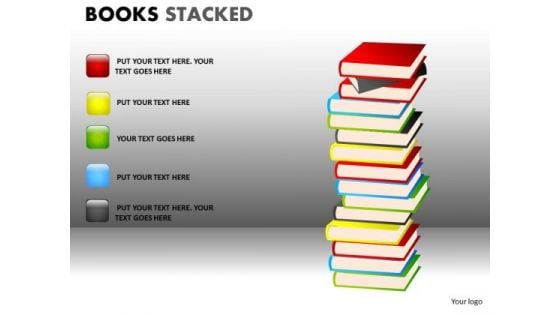 Marketing Diagram Books Stacked Strategic Management