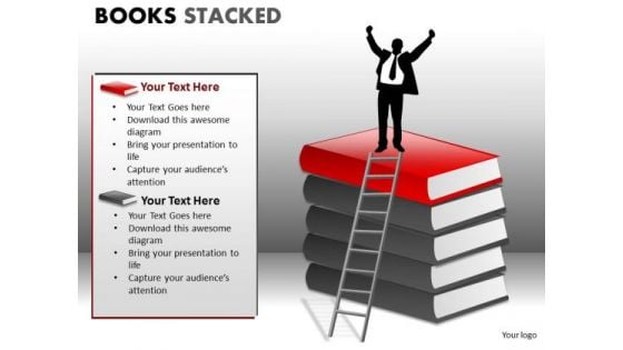 Marketing Diagram Books Stacked Strategy Diagram