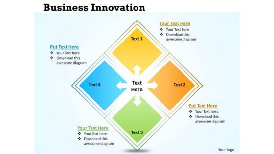 Marketing Diagram Business Innovation Diagram With 4 Stages Business Framework Model Marketing Diagram Business Innovation Diagram With 4 Stages Business Framework Model