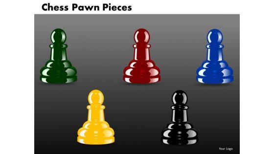 Marketing Diagram Chess Pawn Pieces Business Diagram