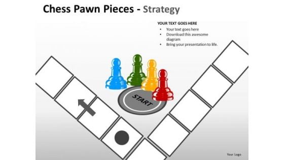 Marketing Diagram Chess Pawn Pieces Strategy Consulting Diagram