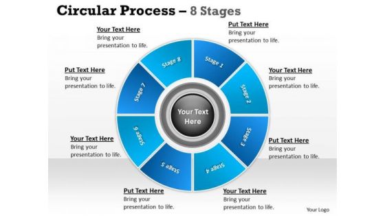 Marketing Diagram Circular Process 8 Stages Consulting Diagram