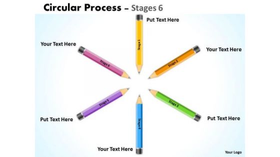 Marketing Diagram Circular Process Stages 6 Consulting Diagram